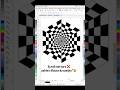 Black &amp; white optical illusion design