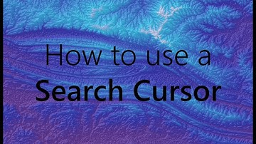 How to use a Search Cursor - ArcGIS Pro