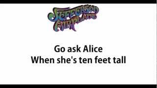 Jefferson Airplane White Rabbit (Lyrics) HQ chords