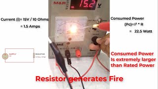 Choosing Wrong Wattage For A Resistor