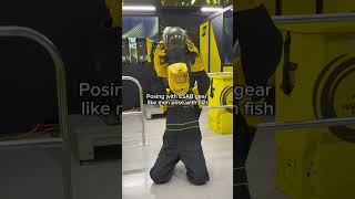 Posing with ESAB gear like men pose with fish. #ESAB #welding
