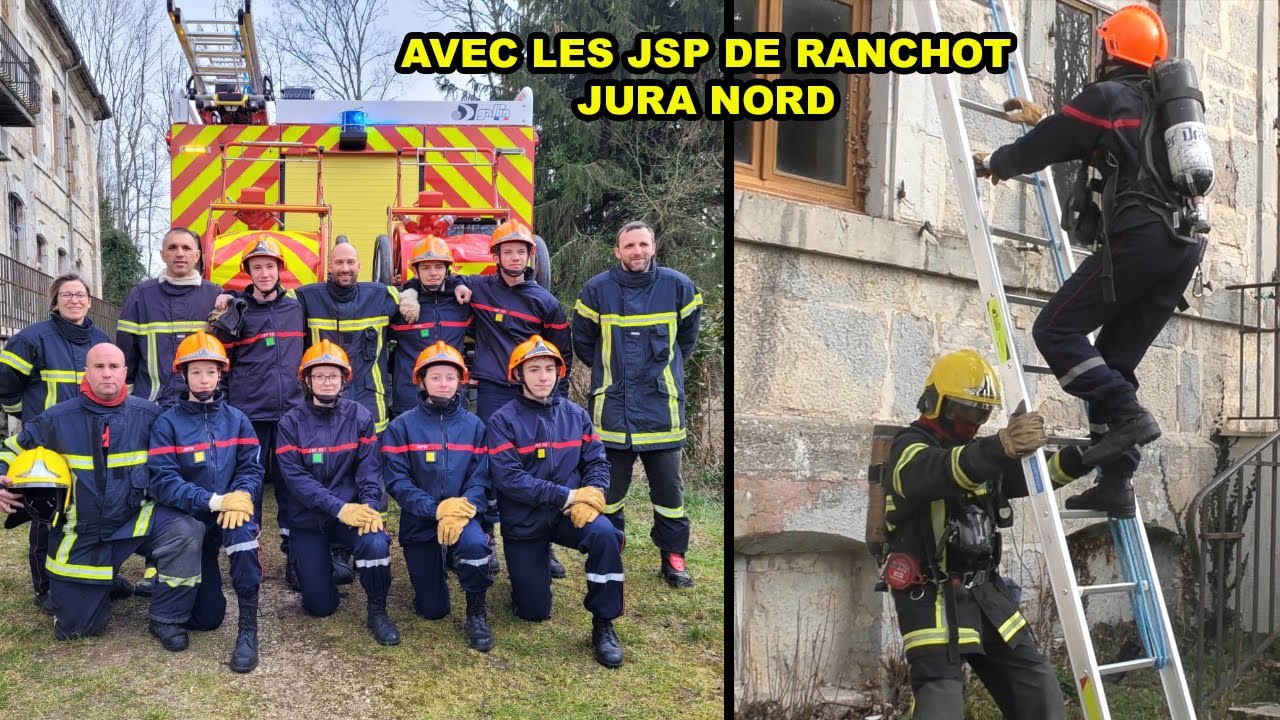 Avec les JSP  de Ranchot Jura Nord !! Sport, Manœuvre ...