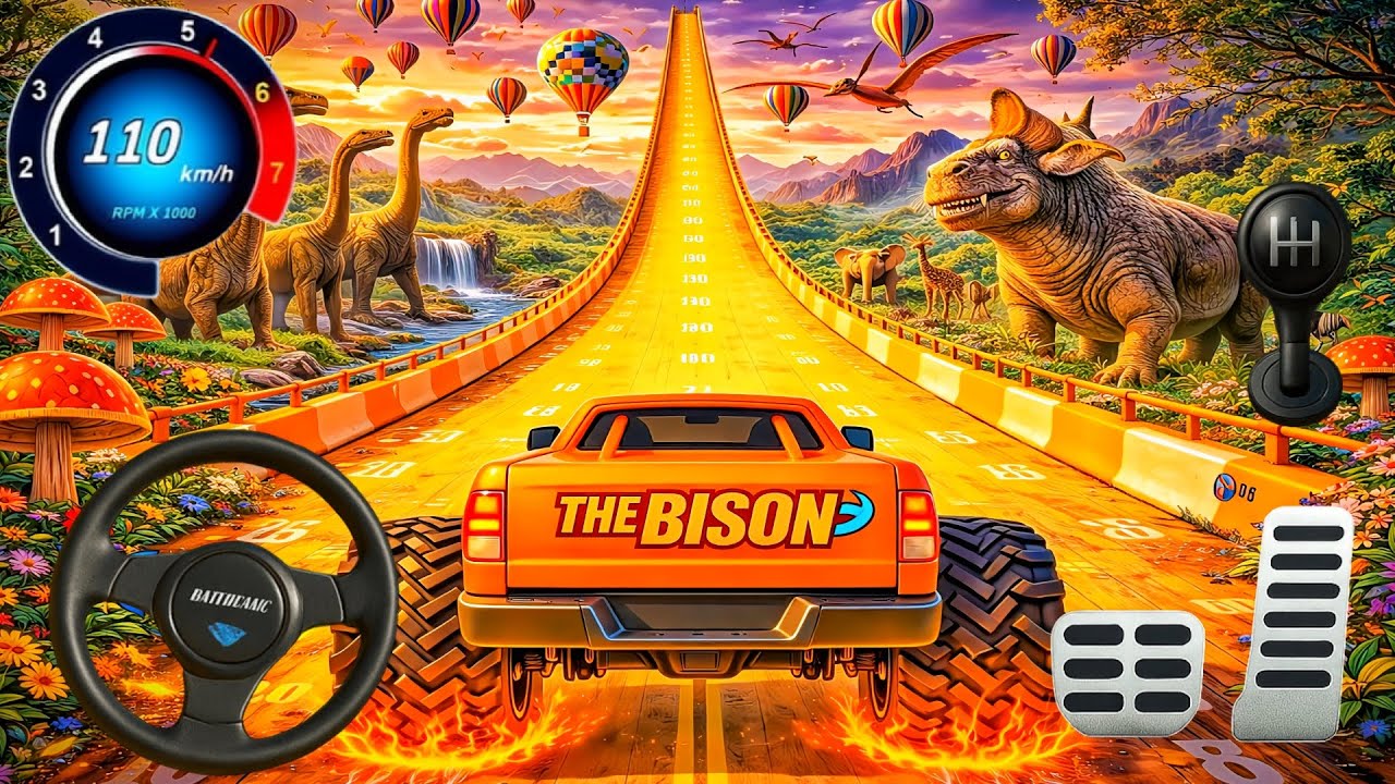 GT Mega Ramp Race 3D – Ultimate Monster Car Stunt Master Simulator – Android Gameplay 2026