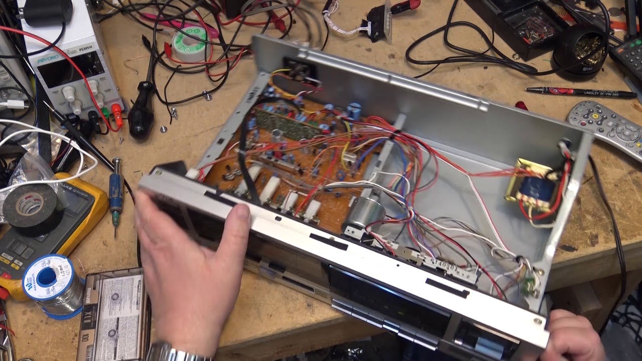 JVC KDV300 cassette deck repair YouTube