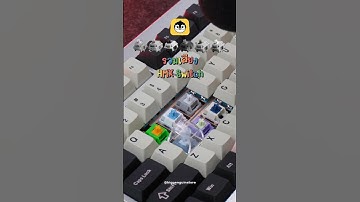 HMX Switch เทสเสียงทุกเเบบ!! มันต่างกันจริงๆนะ 🤓 #hmxswitches #mechanicalkeyboard #คีย์บอร์ด