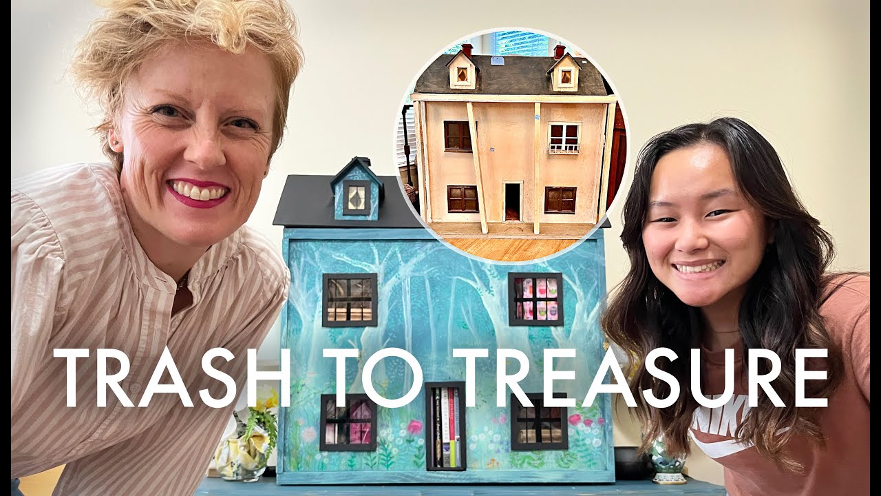 WE TURNED AN OLD DOLLHOUSE INTO KID'S STORAGE