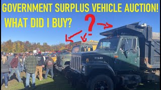 i went to a government vehicle auction!! what did i buy?