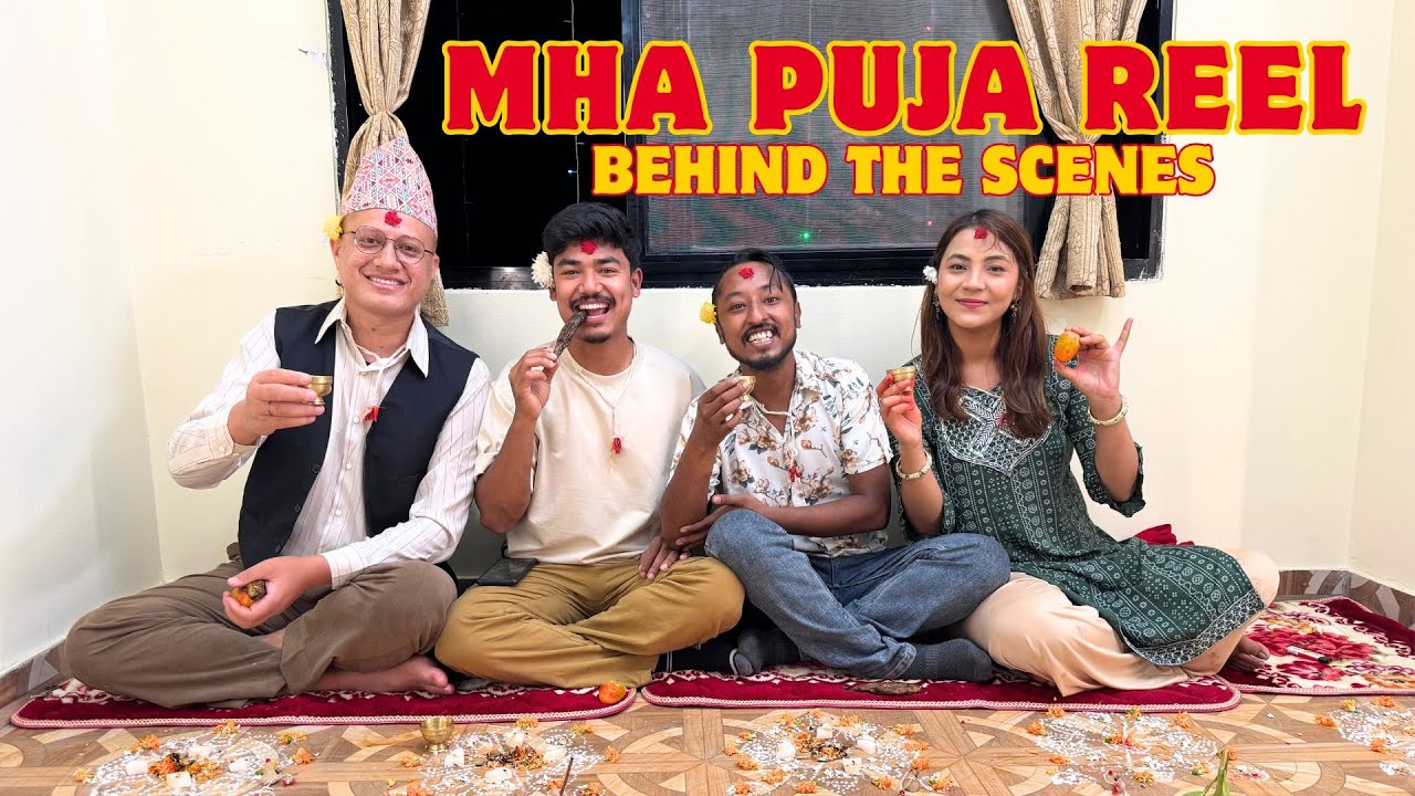 MHA PUJA REEL BEHIND THE SCENES II DAIMOND VLOG II