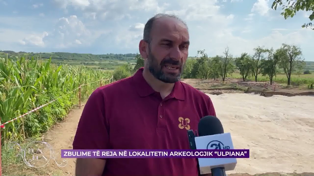 ZBULIME TË REJA NË LOKALITETIN ARKEOLOGJIK ULPIANA 16.08.2023