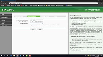 How To Setup Wireless Access Point (TL-WA701ND)