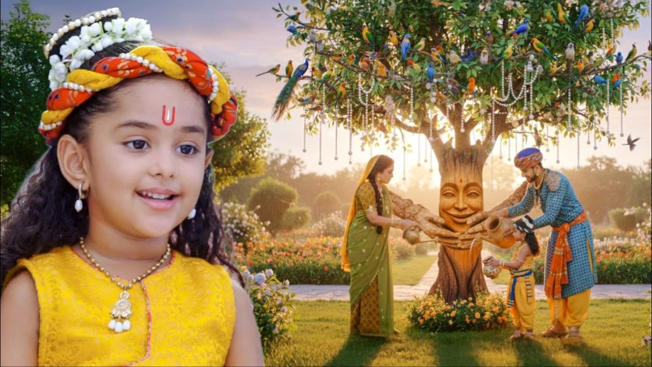 कान्हा के बगीचे में वन देवी का वास… बरसे सुंदर हीरे-मोती!|| Yashomati Maiyaa Ke Nandlala ||