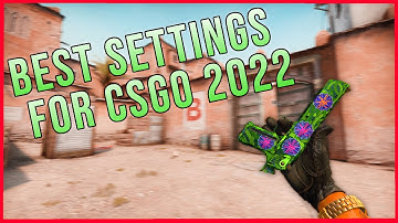 The BEST CSGO Settings In 2022! (Video, Sensitivity, Audio and MORE!)