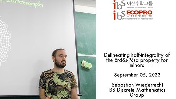 2023.09.05, Sebastian Wiederrecht, Delineating half-integrality of the Erdős-Pósa property for minor