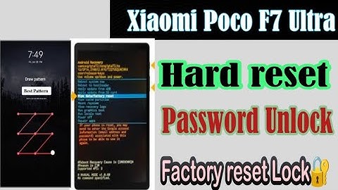 Xiaomi Poco F7 Ultra hard reset ||Xiaomi Poco F7 Ultra pattern unlock|Xiaomi Poco F7 Ultra unlock