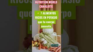 ⚡ 7 ALIMENTOS RICOS EN POTASIO que tu cuerpo necesita