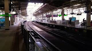 ２０１９年９月１４日新幹線下り仙台駅到着シーン