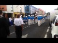 Castlederg Young Loyalists parading in the evening August 9th 2014