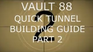 FALLOUT 4 VAULT 88 NORTHEAST TUNNEL BUILDING GUIDE PART 2