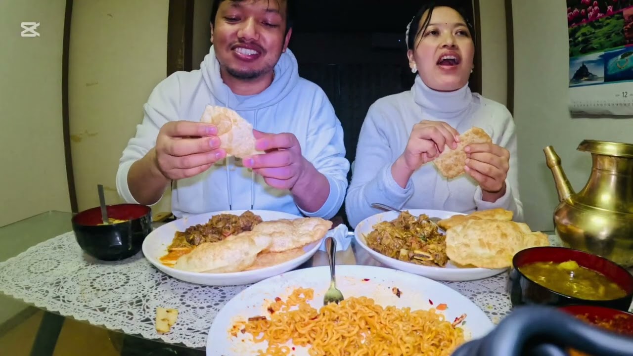 Puri tarkari Sarai mitho😍😍😍