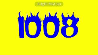 Numbers 1 to 2000