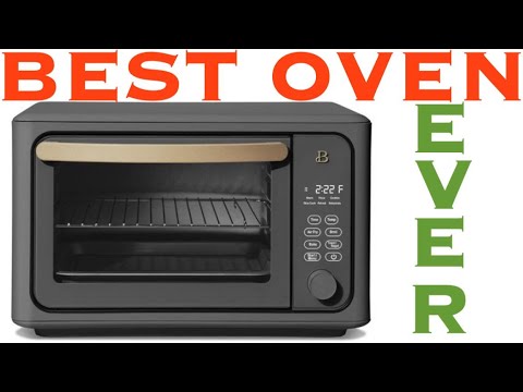 Beautiful 6 Slice Touchscreen Air Fryer Toaster Oven, Black Sesame by Drew  Barrymore 