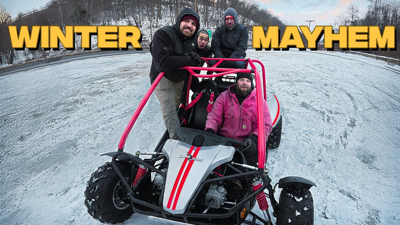 Hammerhead Go-Karts + Snow = Absolute Chaos