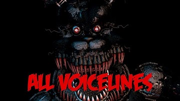 Nightmare | All Voicelines with Subtitles | Ultimate Custom Night