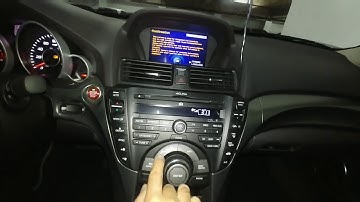 2012 Acura Message Reset