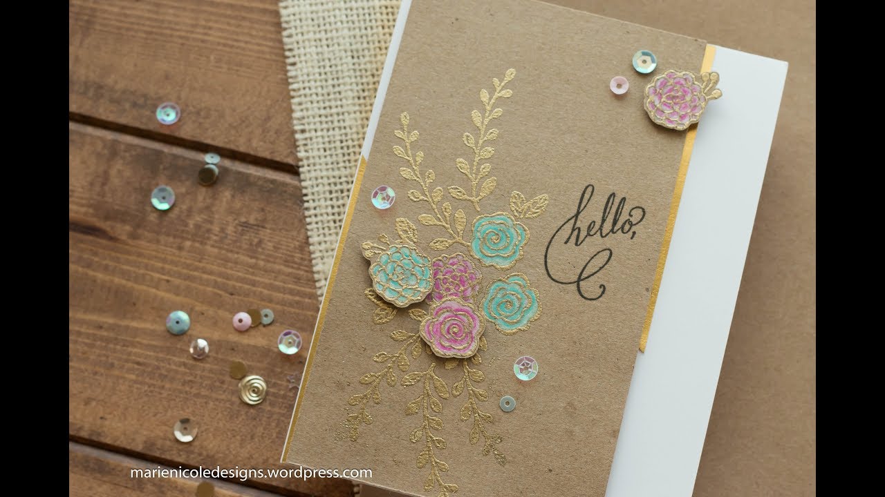How to Use Colored Pencils on Kraft - YouTube