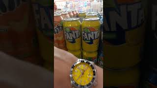 Fanta Yellow Seiko 5 Sports GMT! #seiko #seiko5sports #fanta #viral #gigidagostino #dance #90s