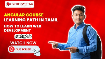 Angular Course Learning Path in Tamil | How to Learn Web Development | #credosystemz #webdeveloper