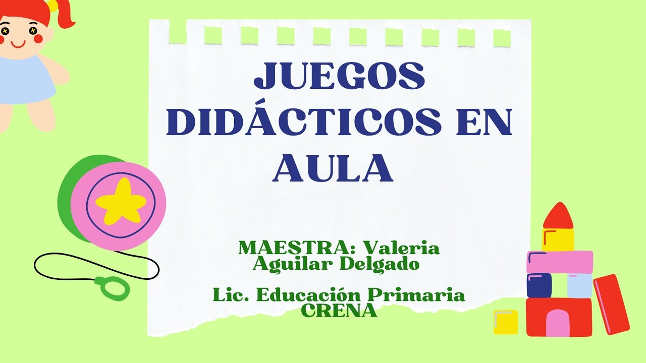 E1. Juegos didácticos en el aula 