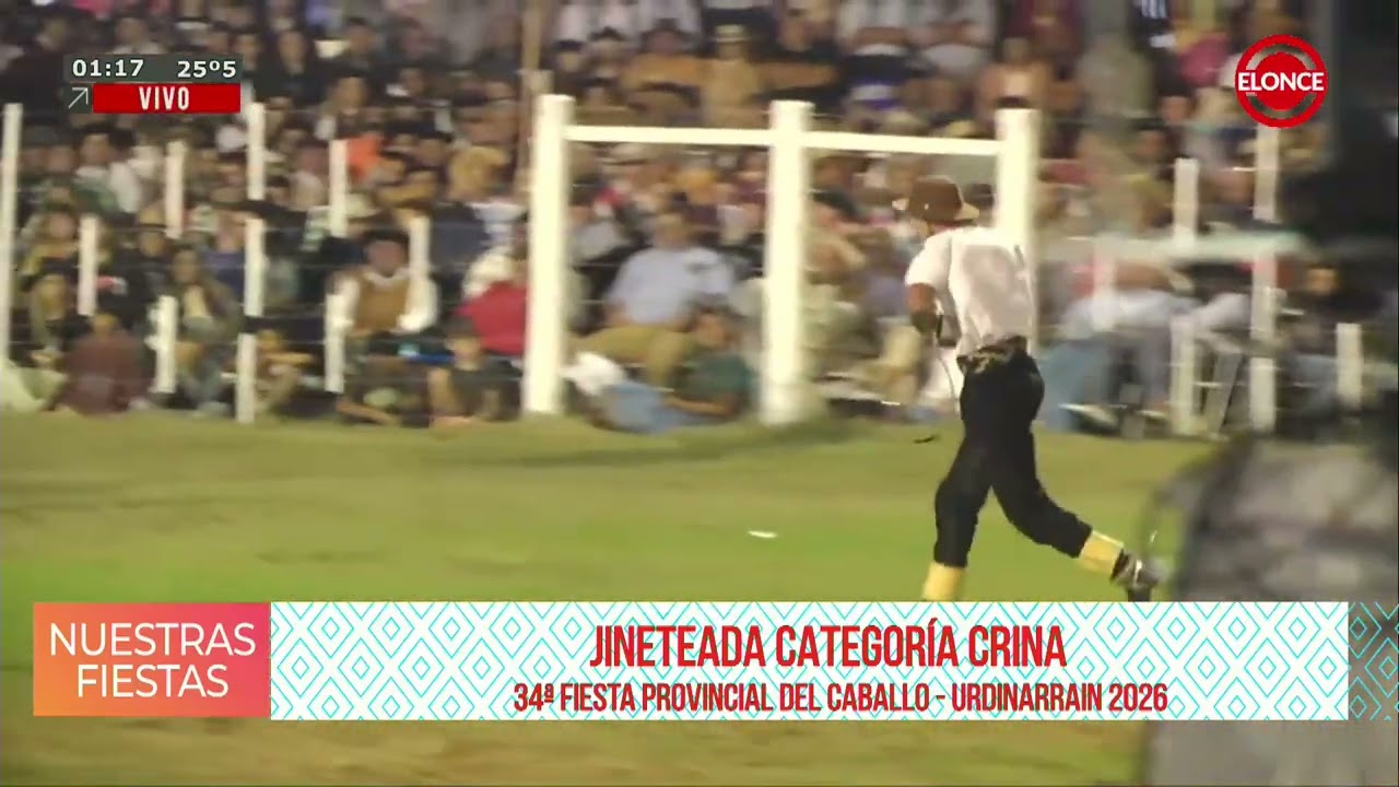 4ta Noche Fiesta Provincial del Caballo Urdinarrain 2026 - Jineteada Categoría Crina