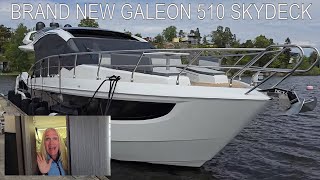 Brand New Galeon 510 SKY 2024 is in the water
