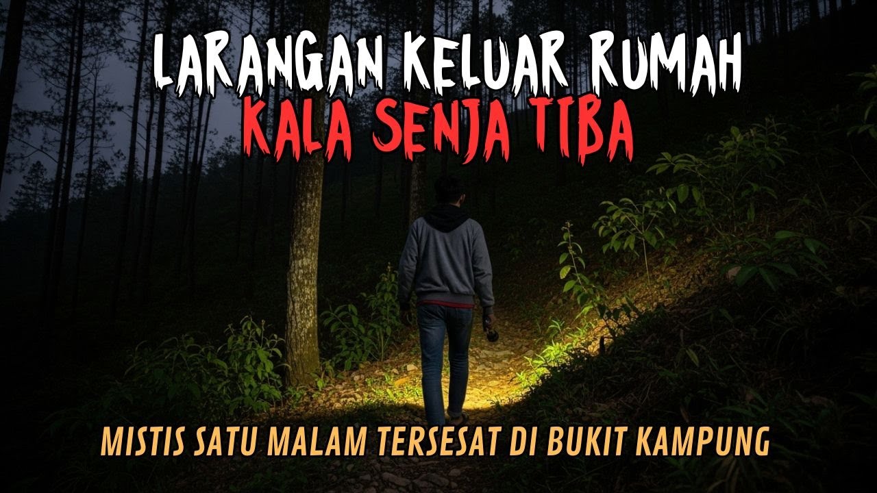 LARANGAN KELUAR RUMAH KALA SENJA TIBA! MISTIS TEMANKU TERSESAT SAAT KE BUKIT DI KAMPUNG