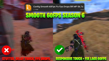 SUPER SMOOTH 60FPS CONFIG IN COD MOBILE | FIX FPS DROPS BR/MP | CODM CONFIG SEASON 6
