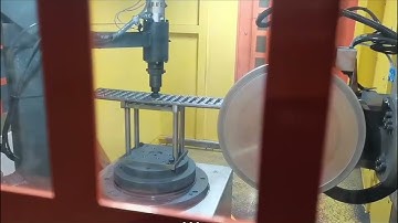 Grating part is fettled by Weijing grinding machine