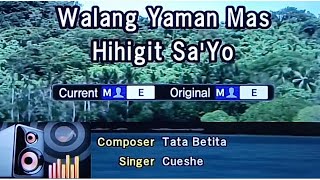 WALANG YAMAN MAS HIHIGIT SA IYO Cueshe  🎵Karaoke Version🎵