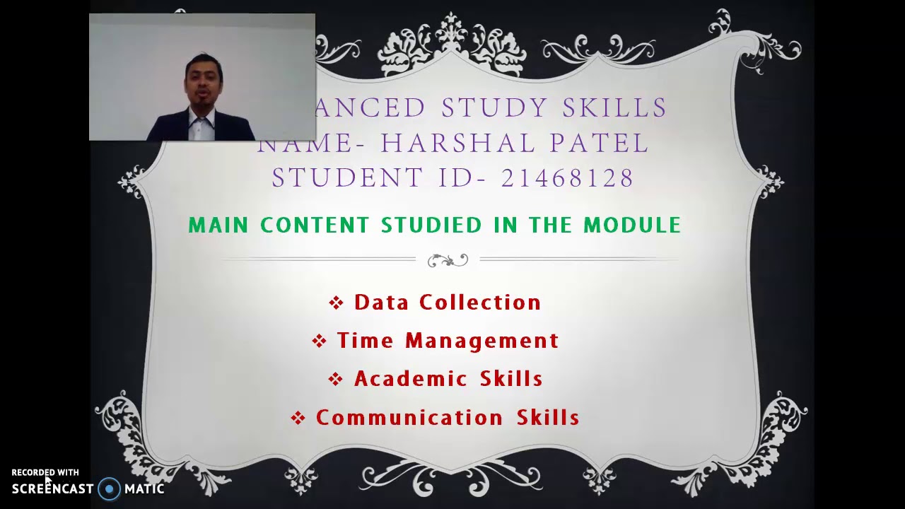 Advanced Study Skills_Presentation Submission - YouTube