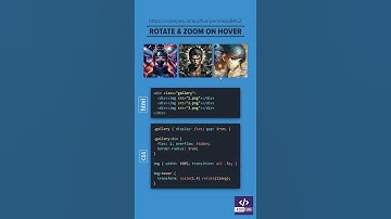 Rotate and Zoom Image on Hover with CSS