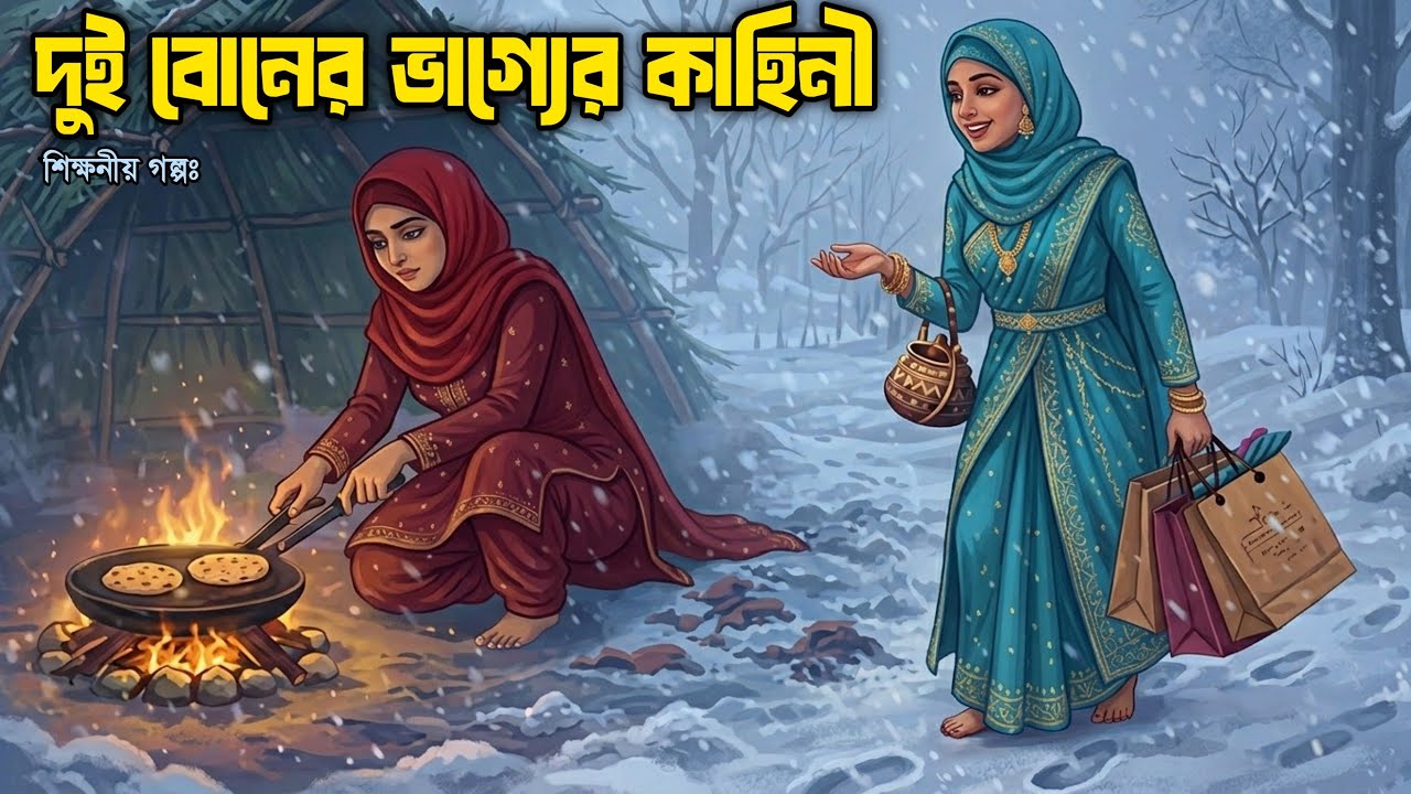 সৎ মা এবং দুই বোনের ভাগ্যের কাহিনী | শিক্ষনীয় গল্প  #banglagolpo #ইসলামিকগল্প #islamicgolpo