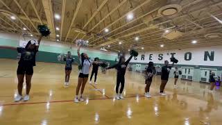 Confident dance routine