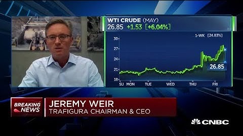 Trafigura CEO Jeremy Weir on the state of the energy market