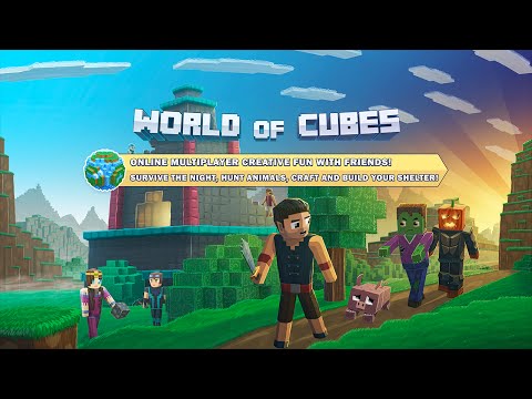 World of Cubes Survival Craft with Skins Export