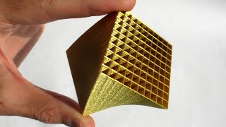 🌑 Красивая оптическая иллюзия в ячеистых структурах на 3D принтере 3d print #Shorts  Игорь Белецкий