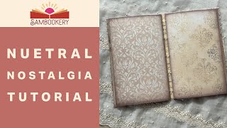 Junk Journal Kit Assembly Tutorial - 5 hole pamphlet stitch