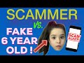 CALLING SCAMMERS AS A "6 YEAR OLD" 🥺 - GUESS what they DO ?!