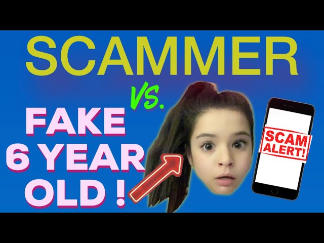 CALLING SCAMMERS AS A "6 YEAR OLD" 🥺 - GUESS what they DO ?!