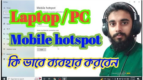 How to Create / Enable a Wi-Fi Hotspot in Windows 10 PC (Without Software) ? Hotspot kaise banaye