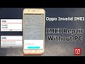 OPPO F1s A1601 IMEI (NULL) IMEI Repair Without Root, NO PC